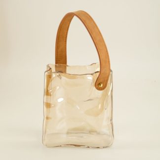 Glass Purse Vase