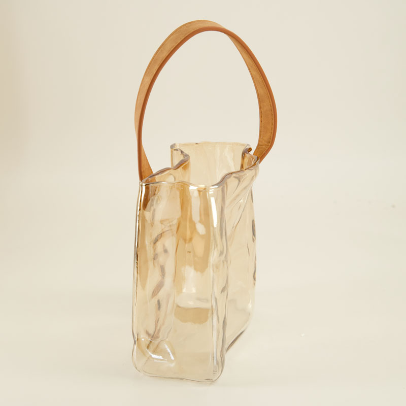 Glass Purse Vase - Image 3