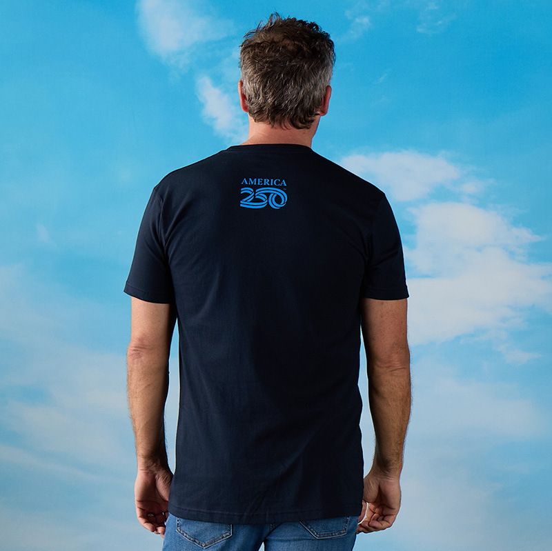 America 250 Constitution Blue Tee - Image 2