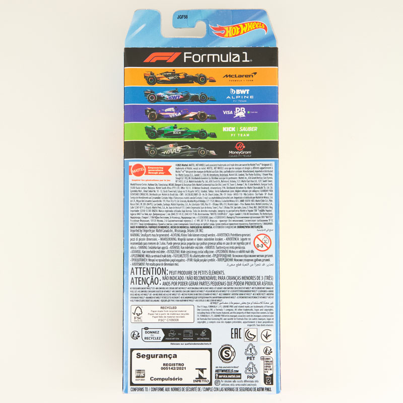 Hot Wheels F1 Vehicles 5 Pack - Image 2