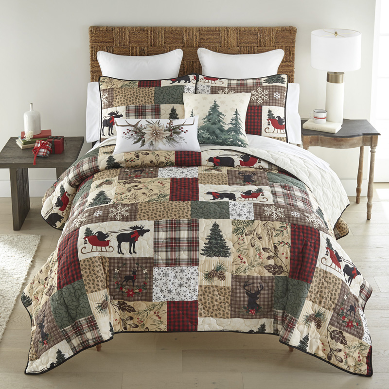 Your Lifestyle Dashing 3 Piece Queen Quilt Set - Image 2
