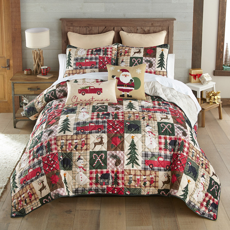 Your Lifestyle Holiday Dream 2 Piece Twin Quilt Set - Image 2