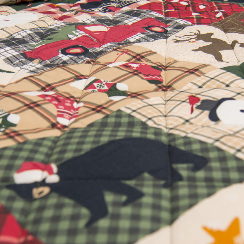 Your Lifestyle Holiday Dream 2 Piece Twin Quilt Set - Image 3