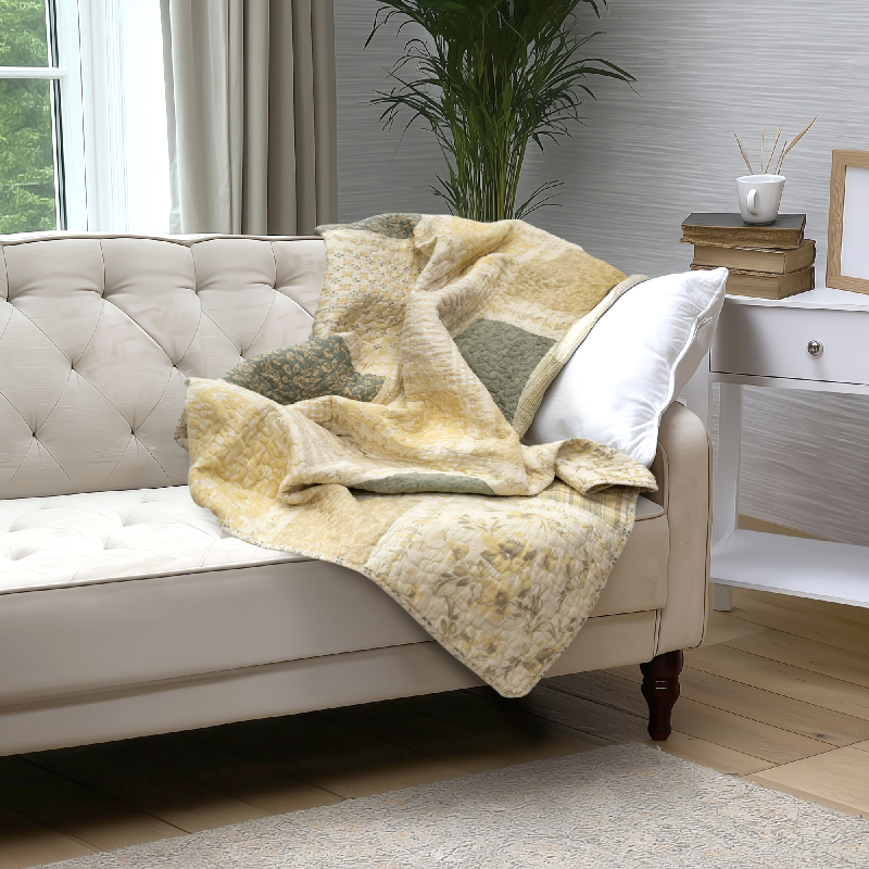 Donna Sharp Meadow Cotton Throw Blanket