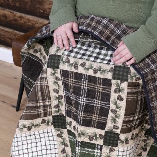 Donna Sharp Pine Patch Cotton Lap Quilt
