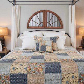 Viola Patchwork Quilt – Queen